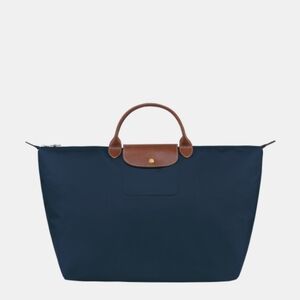Longchamp Le Pliage Original XL Travel Bag Navy - Recycled canvas